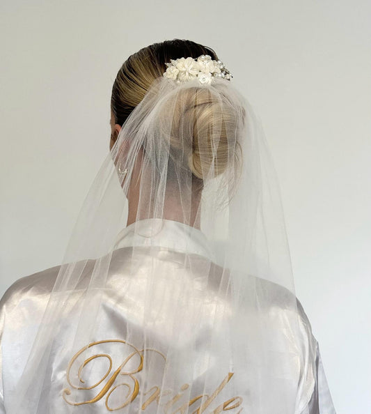 Floor Length Bridal Veil