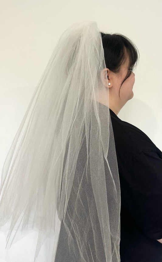 Fingertip Bridal Veil